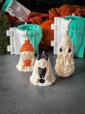 Silicone mold Ghost with pumpkin