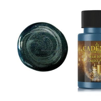 Краска для свечей и мыла Темная Морская вода, Металлик, Candle Paint Cadence, 50 мл