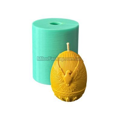 Silicone mold Egg with Bird