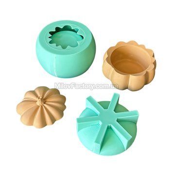 Silicone mold Kashpo Pumpkin Classic XL + lid