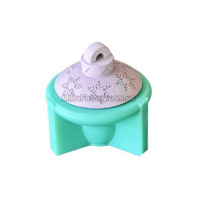Mold Cover with snowflakes for a ball planter with snowflakes 1.0 and 2.0 - L