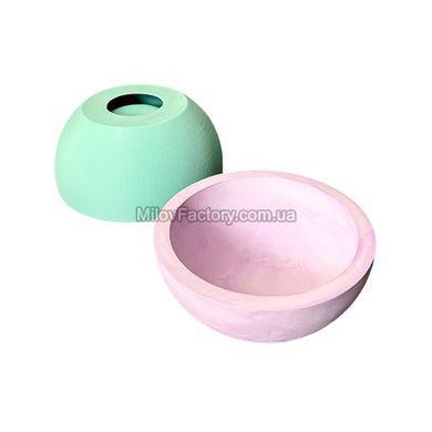 Silicone mold Set of Pots Hemisphere + Hemisphere