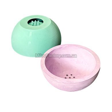 Silicone mold Set of Pots Hemisphere + Hemisphere