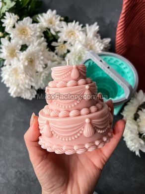 Силіконова форма Торт Бал + фіксатор для гноту SF26250507001 фото