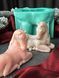 Silicone mold Horse lying down + holders