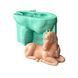 Silicone mold Horse lying down + holders
