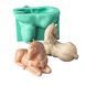 Silicone mold Horse lying down + holders