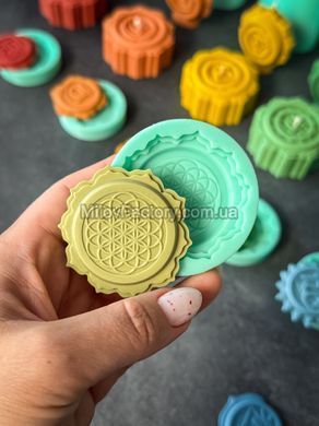 Силиконовая форма Набор Накладок Чакры + Накладка Цветок Жизнь SF22250415001-9 фото