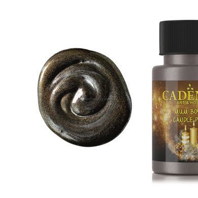 Краска для свечей и мыла Темно-серый (ближе к черному), Металлик, Candle Paint Cadence, 50 мл