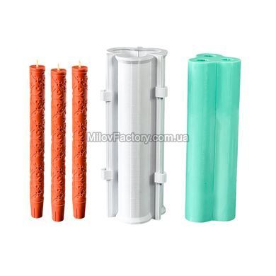 Silicone mold Three table cylinders "Kyivshchyna" + formwork