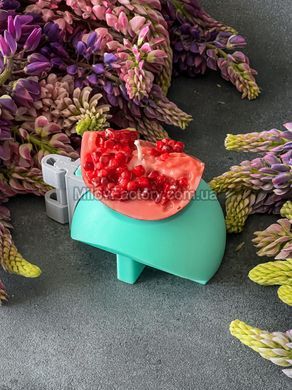 Silicone mold Quarter pomegranate + holders