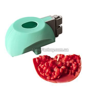Silicone mold Quarter pomegranate + holders