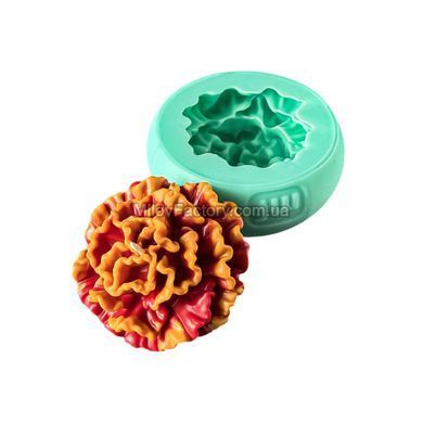 Silicone mold Marigold assembled S + holder