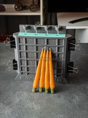 Silicone mold Bento-carrot 12 cm + formwork