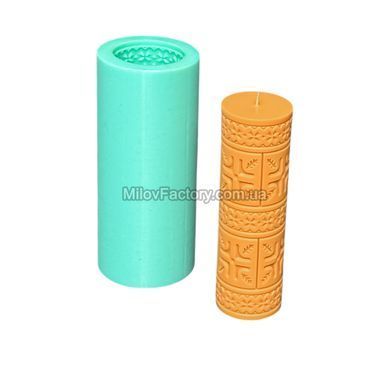 Silicone mold Cylinder Kyiv region 1.0 h15,7 cm