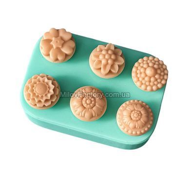Silicone mold Set Ball "Vintage" S + Decorative nozzles S
