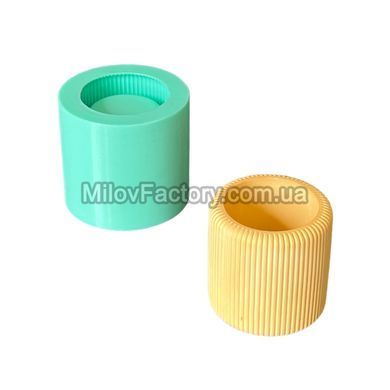 Силіконова форма Кашпо Ribbed 1.0 SF20230828001 фото