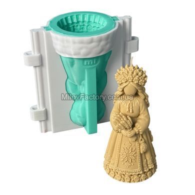 Silicone mold Bereginya with ornament + formwork