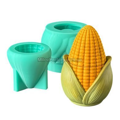 Силіконова форма Кашпо Кукурудза М + кришка SF13260703001 фото