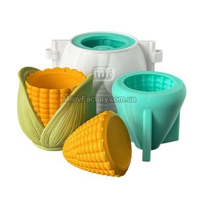Силіконова форма Кашпо Кукурудза L + кришка SF13260703002 фото